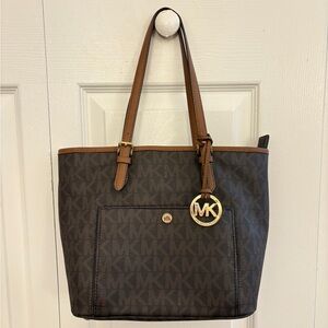 Michael Kors Signature Brown Tote 👜